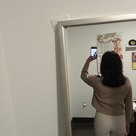 Zara tan cardigan - Picture 4 of 6